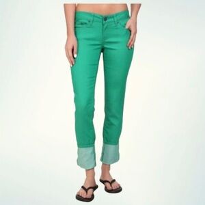 Prana Kara Jean Women’s Size 6/28 Kelly Green